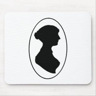 Silhouette Janes Austens Mousepad