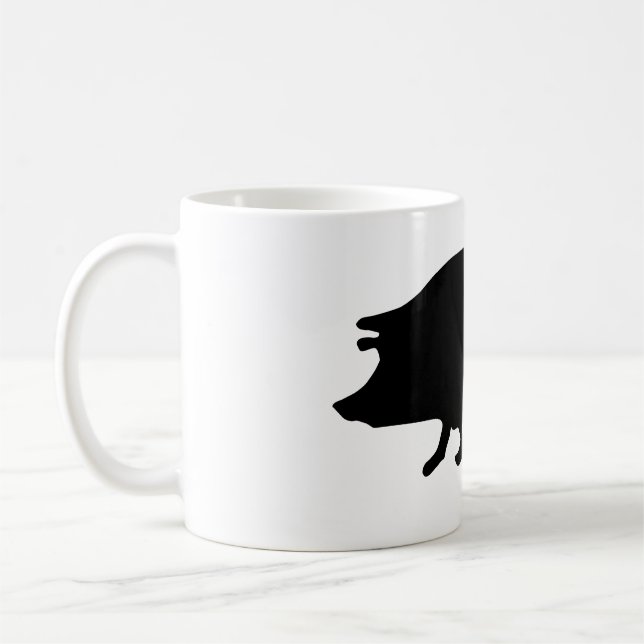 Silhouette Kaffeetasse (Links)