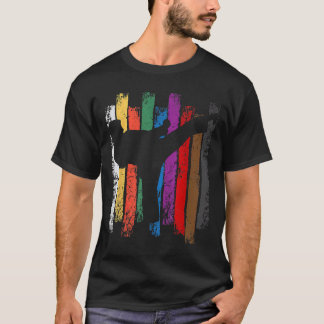 Silhouette Karate Belt Colors T-Shirt