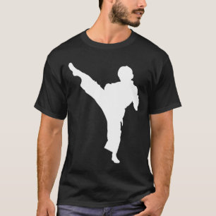 Silhouette Karate Fighter Shotokan Kampfkunst Ta T-Shirt
