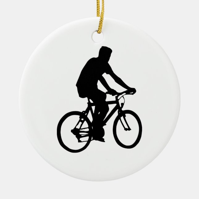Silhouette Keramik Ornament (Vorne)