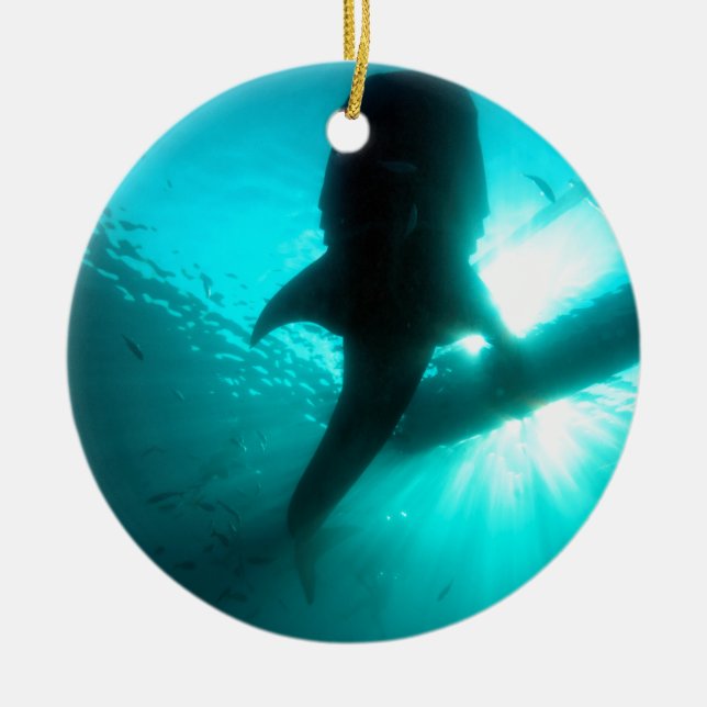 Silhouette Keramik Ornament (Vorne)