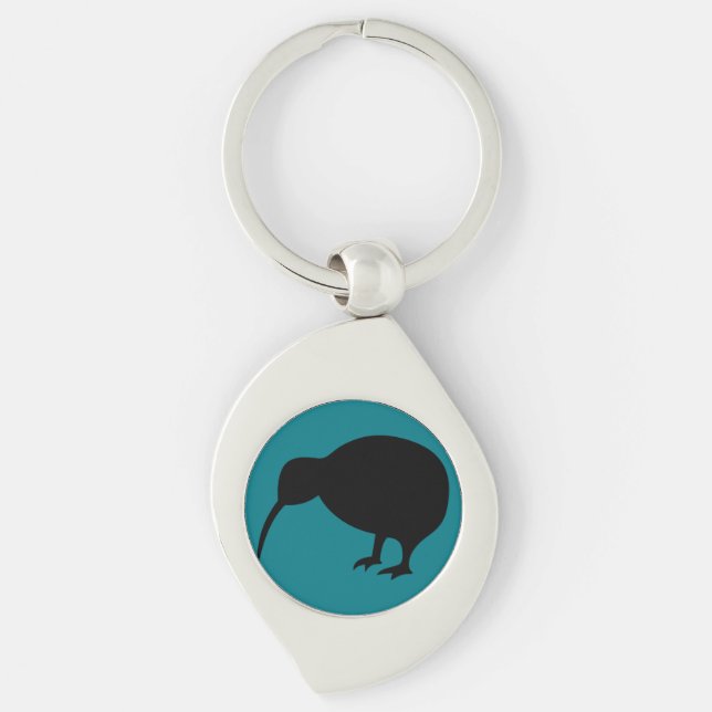 Silhouette KIWI Schlüsselanhänger (Vorderseite)
