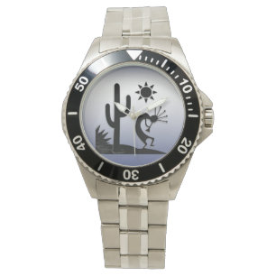 Silhouette Kokopelli Armbanduhr