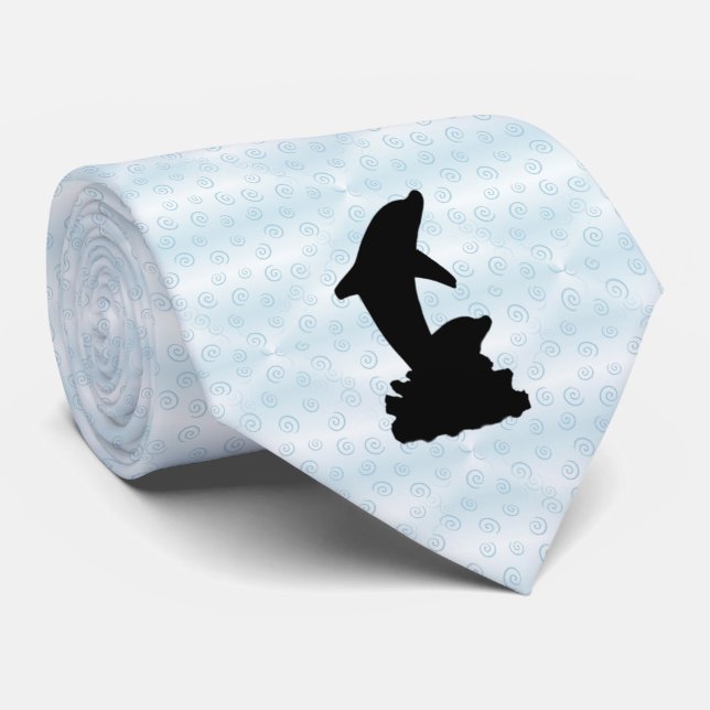 Silhouette Krawatte (Gerollt)