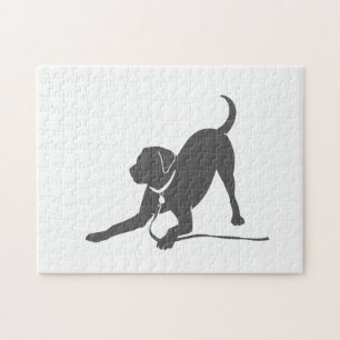 Silhouette Labrador Retriever Puzzle