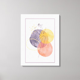 Silhouette Leinwanddruck