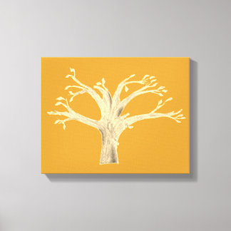 Silhouette Leinwanddruck