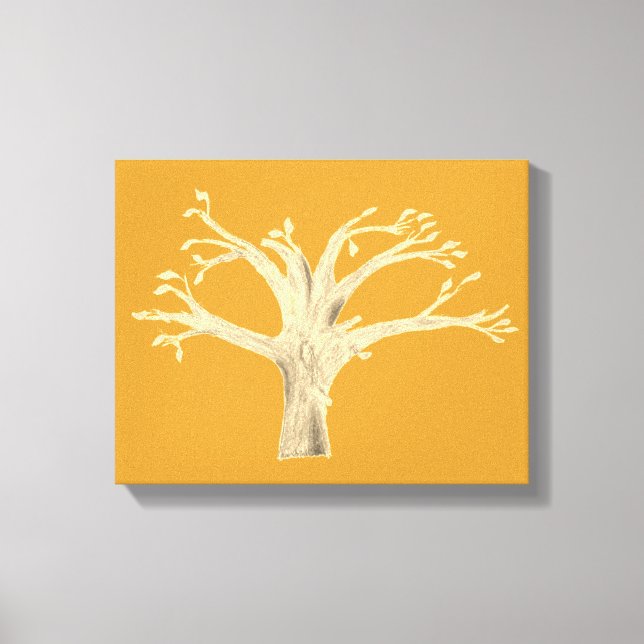 Silhouette Leinwanddruck (Vorderseite)