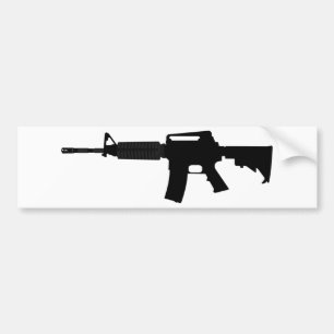 Silhouette M4 Autoaufkleber
