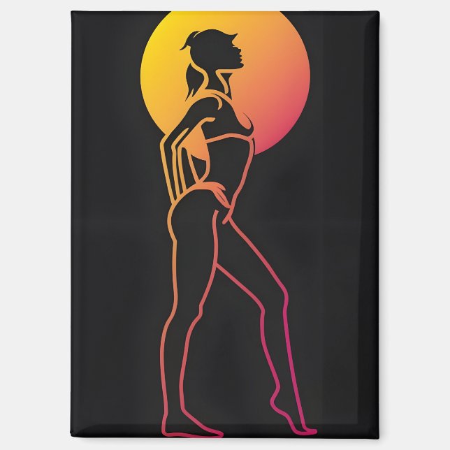 Silhouette Magnet (Vorderseite)
