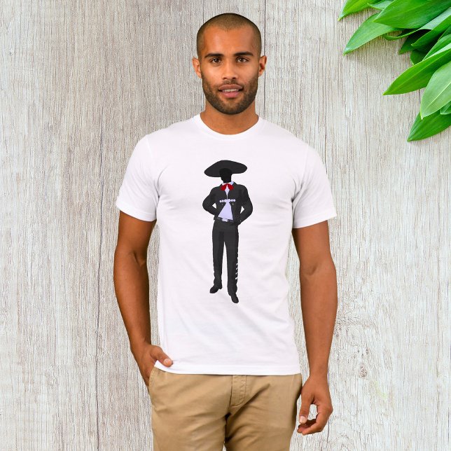 Silhouette Mariachi Mens T - Shirt (Von Creator hochgeladen)