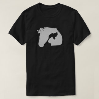 Silhouette mit Hund und Katze T-Shirt