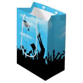 Silhouette mit Sky Mittlere Geschenktüte