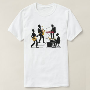 Silhouette Music Band T-Shirt
