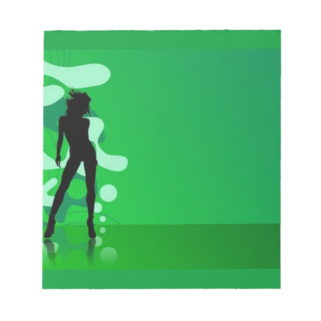 Silhouette Notepad Notizblock (Vorderseite)