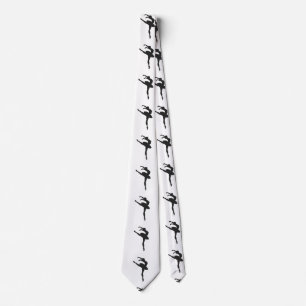 Silhouette of the Ballerina Krawatte