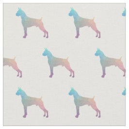 Silhouette-Pastell für Boxer Geometric Muster Stoff