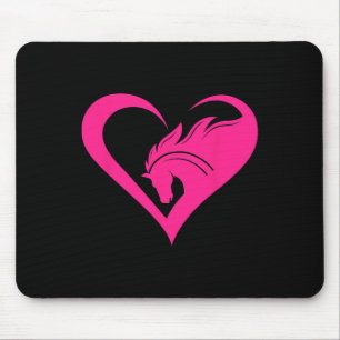 Silhouette Pferderücken Racing Racing Reitsport De Mousepad