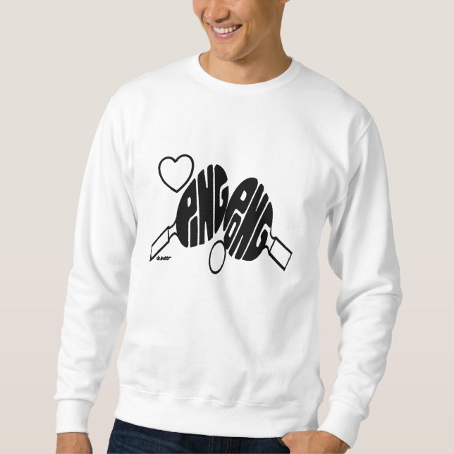 SILHOUETTE PING PONG SWEATSHIRT (Vorderseite)
