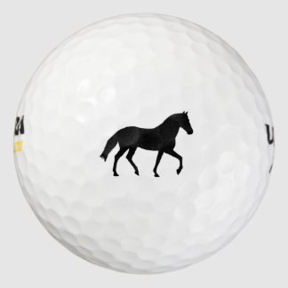 Silhouette Pony Horse Einfache Schatten Golfball