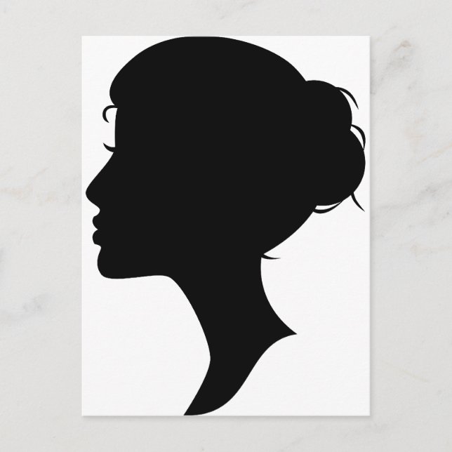 Silhouette Postkarte (Vorderseite)