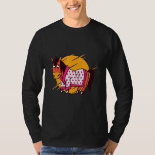 Silhouette Reitpferd T-Shirt