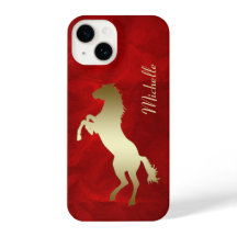 Silhouette Rotes Pferd