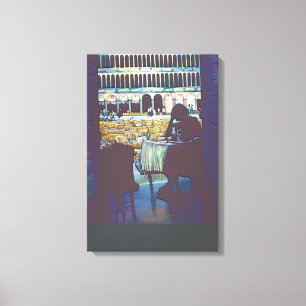 Silhouette San Marco, Venedig Leinwanddruck