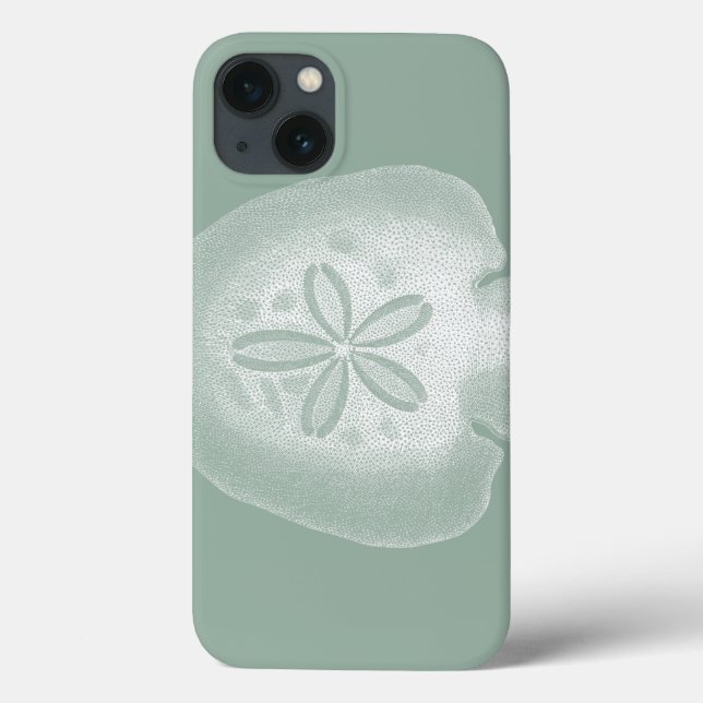 Silhouette-Sand-Dollar Case-Mate iPhone Hülle (Rückseite)