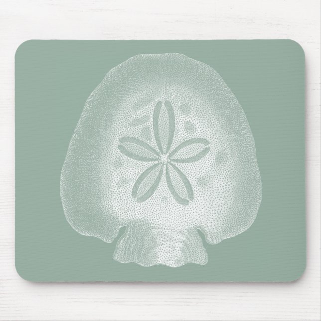 Silhouette Sand Dollar Mousepad (Vorne)