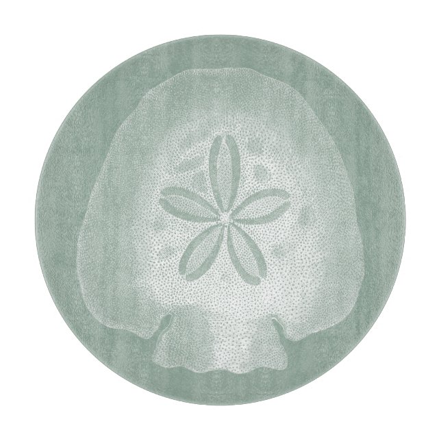 Silhouette Sand Dollar Schneidebrett (Vorderseite)