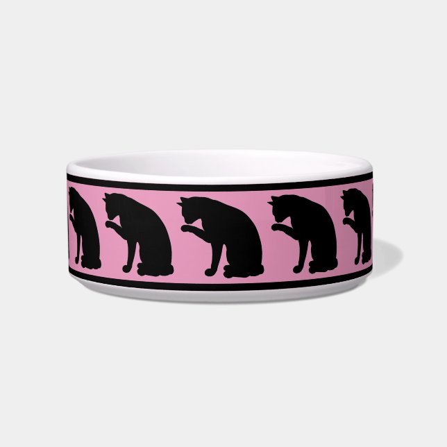 Silhouette Schwarz/Rosa Napf (Vorderseite)