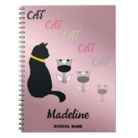 Silhouette "Schwarze Katze" Ändern Sie Text- und B