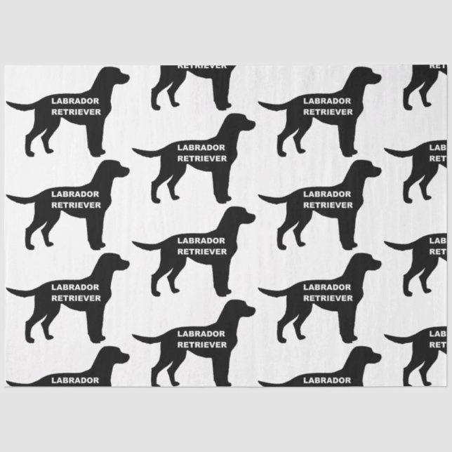 Silhouette Seidenpapier (Vorderseite)