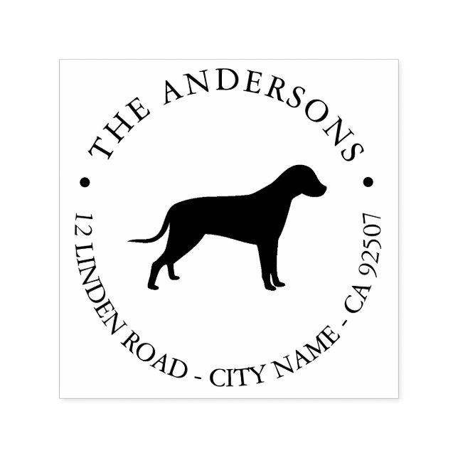 Silhouette-Selbstfarbige Briefmarke aus schwarzem  Permastempel (Design)