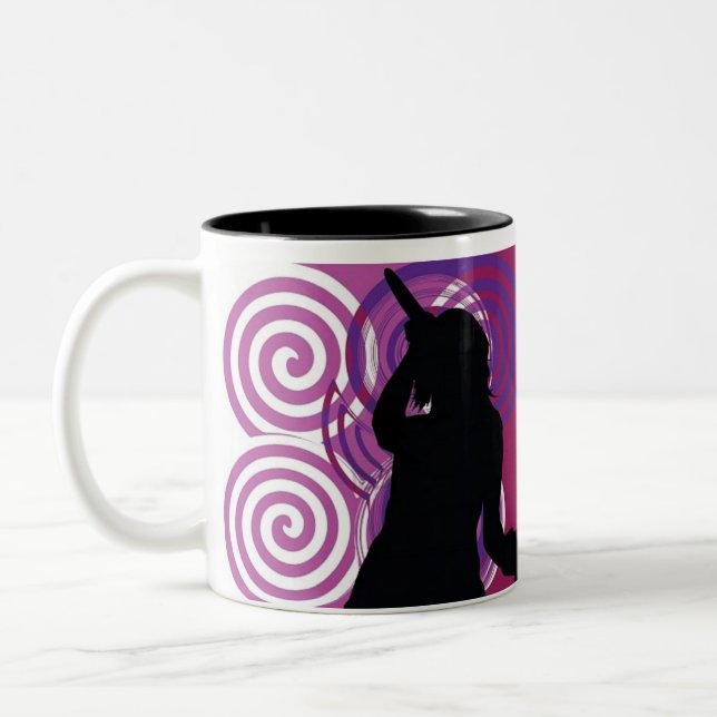 Silhouette Singer Tasse (Links)