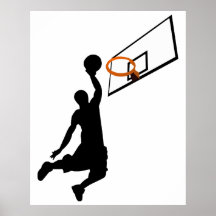 Silhouette-Slam-Dunk-Basketballspieler