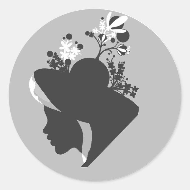 Silhouette Sticker (Vorderseite)