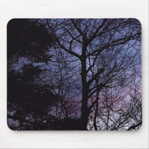 Silhouette Sunset Mousepad