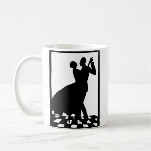 Silhouette Tanzcing in the dark Kaffeetasse
