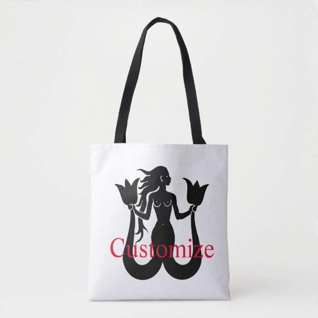Silhouette Thunder_Cove mit zwei Schwänzen Mermaid (Vorderseite)