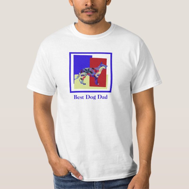 Silhouette Tri-RBY Vatertag T-Shirt (Vorderseite)