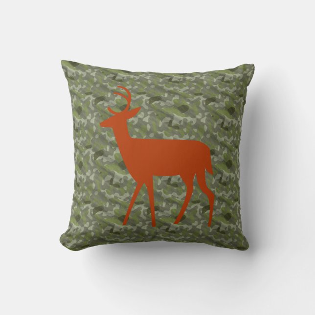 Silhouette über die Camouflage Kissen (Vorderseite)