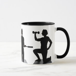 Silhouette-Übungs-Tasse Lisas Carusone Tasse