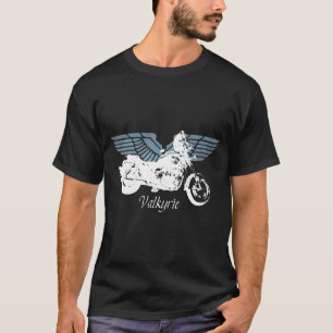 Silhouette Valkyrie Motorrad mit Flügen T-Shirt