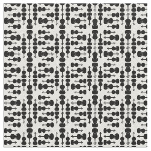 Silhouette Violine und Gymnastik Stoff