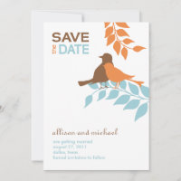 Silhouette Vögel Save the Date