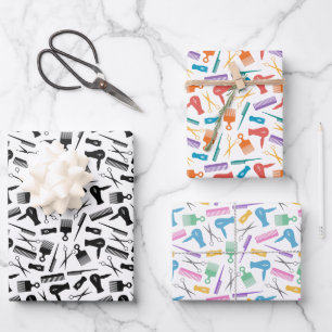 Silhouette von Barbertools Geschenkpapier Set