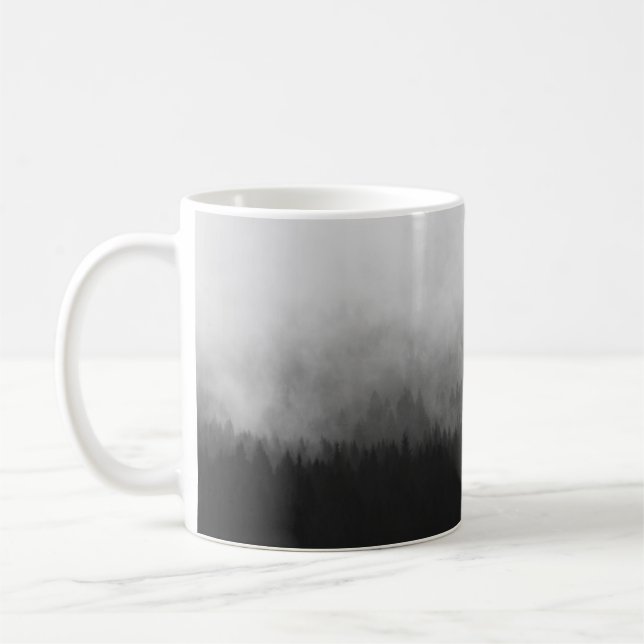 SILHOUETTE VON BÄUMEN MIT LEBENSMITTELN KAFFEETASSE (Links)